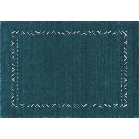 【送料無料 条件付き】ラグ マット モリヨシ WORLD CARPET　Wool Hand Loom DOUBLE FACE ダブルフェイス Firozi 約50×120cm