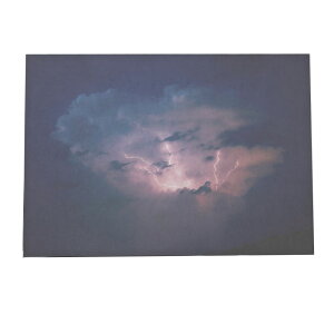 雷 稲妻 気象 ポスター【用紙×サイズ×デザイン】 アートプリント ポスター インテリア おしゃれ 風景 写真 空 雲 雷鳴 横【an-poster-167】