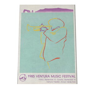 �Â����g�� �|�X�^�[ ���}�X�^�[ ���v���J �y�I�ׂ�S�T�C�Y���p���z 1985 Ventura music festival (1985)�ybn-poster-596�z