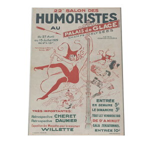 �Â����g�� �|�X�^�[ ���}�X�^�[ ���v���J �y�I�ׂ�S�T�C�Y���p���z 22me Salon Des Humoristes Au Palais De Glace (1929)�ybn-poster-601�z
