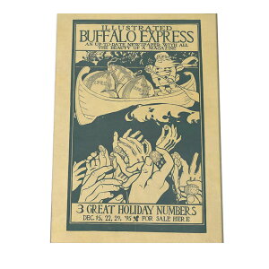 �Â����g�� �|�X�^�[ ���}�X�^�[ ���v���J �y�I�ׂ�S�T�C�Y���p���z great holiday numbers (1895)�ybn-poster-608�z