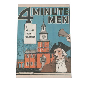 Âg |X^[ }X^[ vJ yIׂSTCYpz Minute men-A message from Washington (1917)ybn-poster-609z
