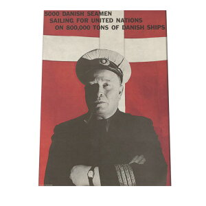 �Â����g�� �|�X�^�[ ���}�X�^�[ ���v���J �y�I�ׂ�S�T�C�Y���p���z Danish Seamen Sailing for United Nations on 800,000 Tons of Danish Ships�ybn-poster-614�z
