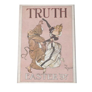 �Â����g�� �|�X�^�[ ���}�X�^�[ ���v���J �y�I�ׂ�S�T�C�Y���p���z Truth. Easter �f97 (1897)�ybn-poster-644�z