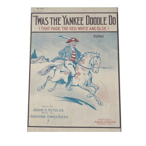 �Â����g�� �|�X�^�[ ���}�X�^�[ ���v���J �y�I�ׂ�S�T�C�Y���p���z Twas the Yankee Doodle do (that made the red, white and blue) song (1917)�ybn-poster-659�z