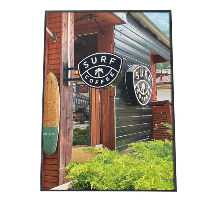 楽天市場 ポスター サイズ 約42x59cm 選べる用紙 大きさ ポスター インテリア おしゃれ ファッション ポスター 大きい フォト 西海岸 ビーチ ハワイ カリフォルニア サーファー 海 ビーチ 浜辺 水着 サーフ ボード 波 夏 韓国 Sea 南国 インテリア ファッションポスター
