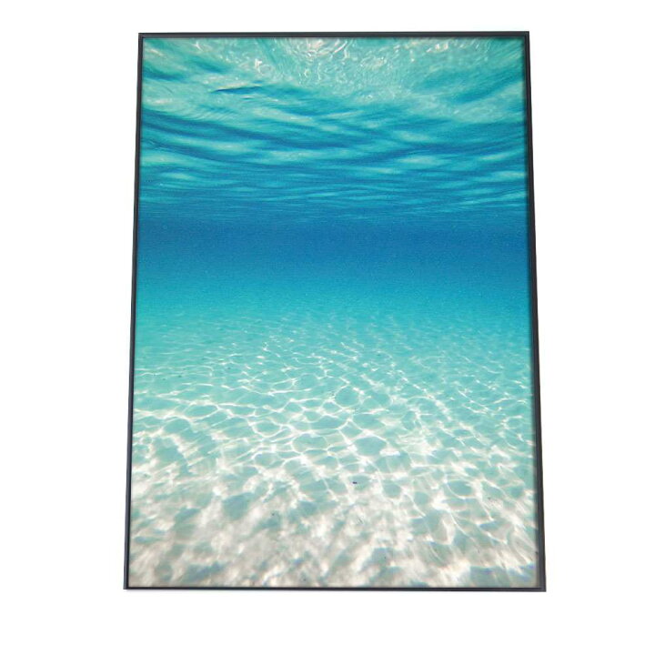 楽天市場 ポスター B2サイズ 約51x73cm 選べる用紙 大きさ ポスター インテリア おしゃれ ファッション ポスター 西海岸 海 カリフォルニア ブルックリン サーフ きれい 水 波 水中 深海 海の中 砂濱 ダイビング インテリア ファッションポスター