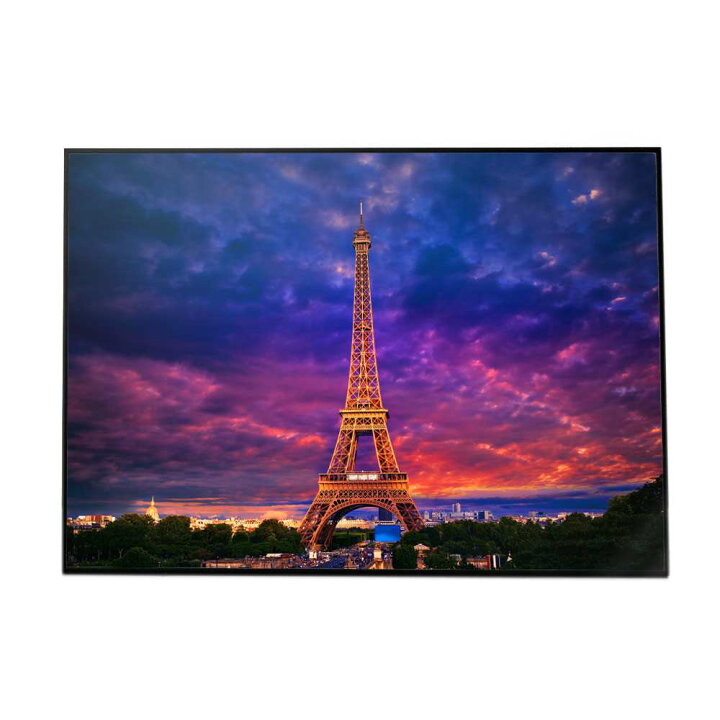 楽天市場 ポスター サイズ 約21x30cm 選べる用紙 大きさ インテリア オシャレ ファッション ポスター フォト パリ エッフェル塔 風景 景色 建物 建造物 夕日 サンセット 夕焼け 空 雲 海 フランス キレイ 綺麗 インテリア ファッションポスター