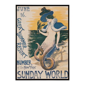 June 16. Great summer resort number of the New York Sunday World���Â��|�X�^�[ ���� �f�W�^�����}�X�^�[ �ÓT �A���e�B�[�N ���� ���a �吳 ���j �C���e���A ������� �v�����g�|�X�^�[ �t�H�g �I�V���� �A