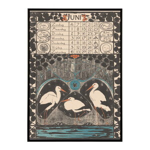 Kalenderblad voor juni 1896���Â��|�X�^�[ ���� �f�W�^�����}�X�^�[ �ÓT �A���e�B�[�N ���� ���a �吳 ���j �C���e���A ������� �v�����g�|�X�^�[ �t�H�g �I�V���� �A�[�g ���_���ybn-poster-1190�z