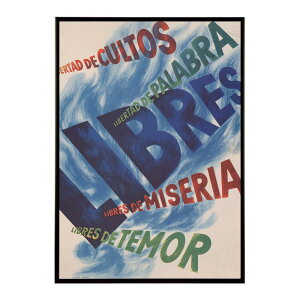 Libres; libertad de cultos, libertad de palabra�c���Â��|�X�^�[ ���� �f�W�^�����}�X�^�[ �ÓT �A���e�B�[�N ���� ���a �吳 ���j �C���e���A ������� �v�����g�|�X�^�[ �t�H�g �I�V���� �A�[�g ���_