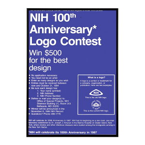NIH00th_anniversary_logo_contest���Â��|�X�^�[ ���� �f�W�^�����}�X�^�[ �ÓT �A���e�B�[�N ���� ���a �吳 ���j �C���e���A ������� �v�����g�|�X�^�[ �t�H�g �I�V���� �A�[�g ���_���ybn-poster-1323