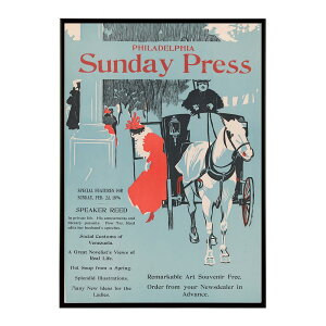 Philadelphia_Sunday_Press;_February_2nd���Â��|�X�^�[ ���� �f�W�^�����}�X�^�[ �ÓT �A���e�B�[�N ���� ���a �吳 ���j �C���e���A ������� �v�����g�|�X�^�[ �t�H�g �I�V���� �A�[�g ���_���ybn-post