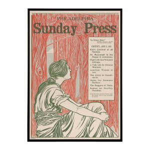 Philadelphia_Sunday_Press;_June_9���Â��|�X�^�[ ���� �f�W�^�����}�X�^�[ �ÓT �A���e�B�[�N ���� ���a �吳 ���j �C���e���A ������� �v�����g�|�X�^�[ �t�H�g �I�V���� �A�[�g ���_���ybn-poster-140