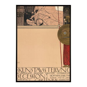 Plakat_der._Ausstellung_der_Secession���Â��|�X�^�[ ���� �f�W�^�����}�X�^�[ �ÓT �A���e�B�[�N ���� ���a �吳 ���j �C���e���A ������� �v�����g�|�X�^�[ �t�H�g �I�V���� �A�[�g ���_���ybn-poster