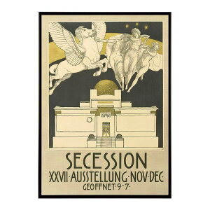 Secession_?_XXVII_Ausstellung-Nov-Dec.���Â��|�X�^�[ ���� �f�W�^�����}�X�^�[ �ÓT �A���e�B�[�N ���� ���a �吳 ���j �C���e���A ������� �v�����g�|�X�^�[ �t�H�g �I�V���� �A�[�g ���_���ybn-poste