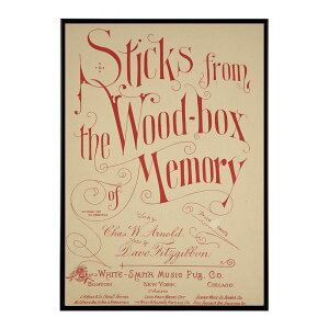 Sticks from the wood-box memory���Â��|�X�^�[ ���� �f�W�^�����}�X�^�[ �ÓT �A���e�B�[�N ���� ���a �吳 ���j �C���e���A ������� �v�����g�|�X�^�[ �t�H�g �I�V���� �A�[�g ���_���ybn-poster-1552