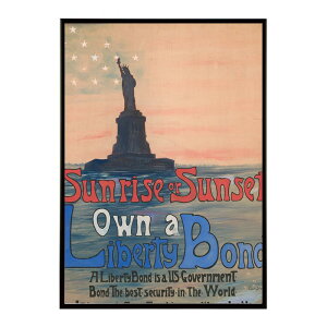 Sunrise_or_sunset_own_a_Liberty_Bond���Â��|�X�^�[ ���� �f�W�^�����}�X�^�[ �ÓT �A���e�B�[�N ���� ���a �吳 ���j �C���e���A ������� �v�����g�|�X�^�[ �t�H�g �I�V���� �A�[�g ���_���ybn-poster-