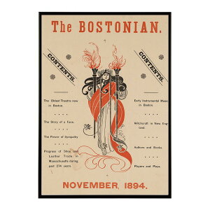 The_Bostonian._November894���Â��|�X�^�[ ���� �f�W�^�����}�X�^�[ �ÓT �A���e�B�[�N ���� ���a �吳 ���j �C���e���A ������� �v�����g�|�X�^�[ �t�H�g �I�V���� �A�[�g ���_���ybn-poster-1612�z