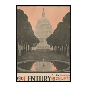 The_Century._The_new_city_of_Washington���Â��|�X�^�[ ���� �f�W�^�����}�X�^�[ �ÓT �A���e�B�[�N ���� ���a �吳 ���j �C���e���A ������� �v�����g�|�X�^�[ �t�H�g �I�V���� �A�[�g ���_���ybn-post