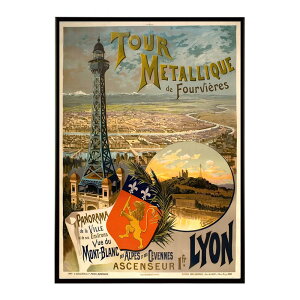 Tour_metallique_de_Fourvieres���Â��|�X�^�[ ���� �f�W�^�����}�X�^�[ �ÓT �A���e�B�[�N ���� ���a �吳 ���j �C���e���A ������� �v�����g�|�X�^�[ �t�H�g �I�V���� �A�[�g ���_���ybn-poster-1716�z