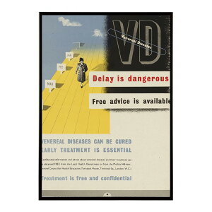 Venereal_Diseases_?_Delay_is_Dangerous!_2���Â��|�X�^�[ ���� �f�W�^�����}�X�^�[ �ÓT �A���e�B�[�N ���� ���a �吳 ���j �C���e���A ������� �v�����g�|�X�^�[ �t�H�g �I�V���� �A�[�g ���_���ybn-po