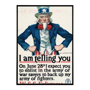 I am telling you on June 28th I expect you to enlist in the army of war savers to back up my army of fighters. W.S.S. Enlistment g Â E |X^[ CeA NVbN ÓT fW^}X^[  _