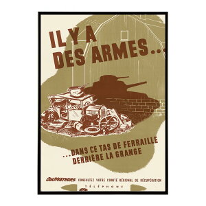 Il y a des Armes dans ce tas de Ferraille Derriere la Grange �����g�� �Â� ���E �|�X�^�[ �C���e���A �N���V�b�N �ÓT ���B���e�[�W �A���e�B�[�N �f�W�^�����}�X�^�[ ������� �v�����g�|�X�^�[ �t�H�g 
