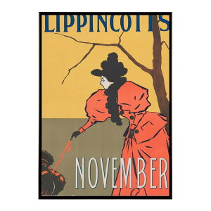 Lippincott�fs_November �����g�� �Â� ���E �|�X�^�[ �C���e���A �N���V�b�N �ÓT ���B���e�[�W �A���e�B�[�N �f�W�^�����}�X�^�[ ������� �v�����g�|�X�^�[ �t�H�g �I�V���� �A�[�g ���_�� �ybn-