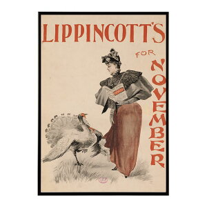 Lippincott�fs_for_November �����g�� �Â� ���E �|�X�^�[ �C���e���A �N���V�b�N �ÓT ���B���e�[�W �A���e�B�[�N �f�W�^�����}�X�^�[ ������� �v�����g�|�X�^�[ �t�H�g �I�V���� �A�[�g ���_�� 