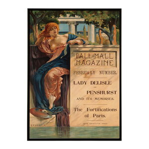 Pall mall magazine, February number �����g�� �Â� ���E �|�X�^�[ �C���e���A �N���V�b�N �ÓT ���B���e�[�W �A���e�B�[�N �f�W�^�����}�X�^�[ ������� �v�����g�|�X�^�[ �t�H�g �I�V���� �A�[�g ��