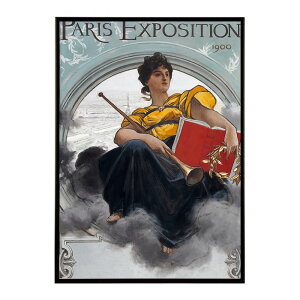 Paris_Exposition �����g�� �Â� ���E �|�X�^�[ �C���e���A �N���V�b�N �ÓT ���B���e�[�W �A���e�B�[�N �f�W�^�����}�X�^�[ ������� �v�����g�|�X�^�[ �t�H�g �I�V���� �A�[�g ���_�� �ybn-poster-