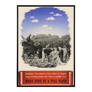 Potatoes ? the Nation�fs Iron Ration �����g�� �Â� ���E �|�X�^�[ �C���e���A �N���V�b�N �ÓT ���B���e�[�W �A���e�B�[�N �f�W�^�����}�X�^�[ ������� �v�����g�|�X�^�[ �t�H�g �I�V���� �A�[�g 