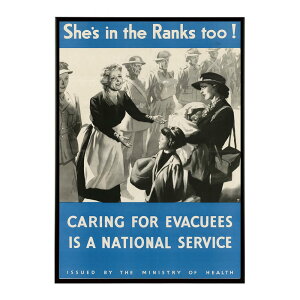 She�fs_in_the_Ranks_Too!_?_Caring_for_Evacuees_is_a_National_Service �����g�� �Â� ���E �|�X�^�[ �C���e���A �N���V�b�N �ÓT ���B���e�[�W �A���e�B�[�N �f�W�^�����}�X�^�[ ������� �v�����g�|�X�^�[ �t