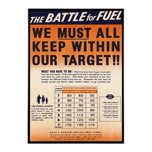 The Battle for Fuel ? We Must All Keep Within Our Target!! �����g�� �Â� ���E �|�X�^�[ �C���e���A �N���V�b�N �ÓT ���B���e�[�W �A���e�B�[�N �f�W�^�����}�X�^�[ ������� �v�����g�|�X�^�[ �t�H�g �I