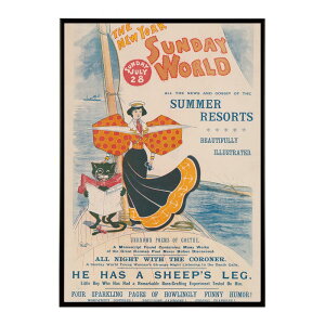 The_New_York_Sunday_World_Sunday_July_28 �����g�� �Â� ���E �|�X�^�[ �C���e���A �N���V�b�N �ÓT ���B���e�[�W �A���e�B�[�N �f�W�^�����}�X�^�[ ������� �v�����g�|�X�^�[ �t�H�g �I�V���� �A�[�g