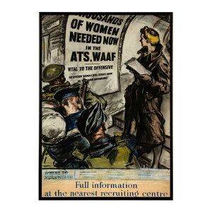 Thousands of women needed now in the ATS.WAAF. Vital to the offensive �����g�� �Â� ���E �|�X�^�[ �C���e���A �N���V�b�N �ÓT ���B���e�[�W �A���e�B�[�N �f�W�^�����}�X�^�[ ������� �v�����g�|�X�^�[ �t