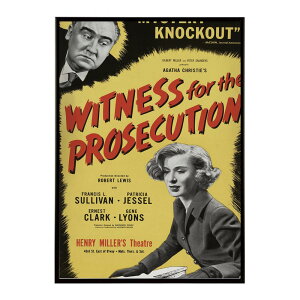 Witness for the prosecution �����g�� �Â� ���E �|�X�^�[ �C���e���A �N���V�b�N �ÓT ���B���e�[�W �A���e�B�[�N �f�W�^�����}�X�^�[ ������� �v�����g�|�X�^�[ �t�H�g �I�V���� �A�[�g ���_�� 