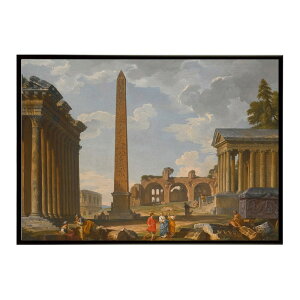ĚÂG g|X^[ fW^}X^[A Capriccio View Of Rome With Ancient Ruins And The Flaminian Obelisk CeA a0 a1 a2 a3 a4 b4 b0 b1 b2 b3i G ʉ  _ Vv 