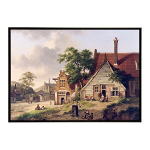ĚÂG g|X^[ fW^}X^[A Dutch Village Scene with Figures CeA a0 a1 a2 a3 a4 b4 b0 b1 b2 b3i G ʉ  _ Vv ybn-poster-2522z
