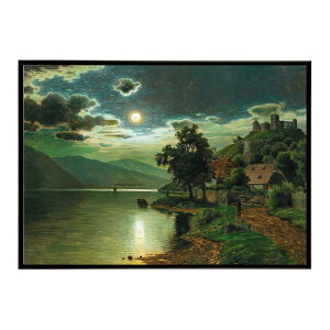 ���E�̌Â��G�� ���g���|�X�^�[ �f�W�^�����}�X�^�[A Moonlit Night on a Lake �C���e���A a0 a1 a2 a3 a4 b4 b0 b1 b2 b3��i ���G ���ʉ� ������� ���_�� �V���v�� �������ybn-poster-2546�z