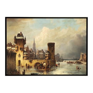 ĚÂG g|X^[ fW^}X^[A View of a Canal in Winter CeA a0 a1 a2 a3 a4 b4 b0 b1 b2 b3i G ʉ  _ Vv ybn-poster-2606z