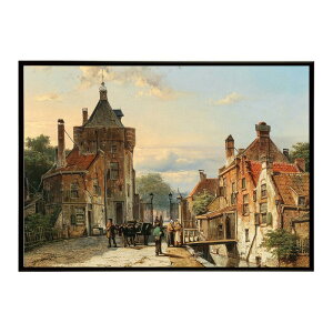 ���E�̌Â��G�� ���g���|�X�^�[ �f�W�^�����}�X�^�[A View of a Netherlandish Town with Figures Chattering �C���e���A a0 a1 a2 a3 a4 b4 b0 b1 b2 b3��i ���G ���ʉ� ������� ���_�� �V���v�� �������ybn-poster-260