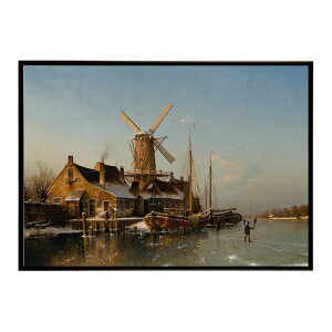 ĚÂG g|X^[ fW^}X^[A Winter Landscape With A Mill On A Frozen River CeA a0 a1 a2 a3 a4 b4 b0 b1 b2 b3i G ʉ  _ Vv ybn-poster-2622z