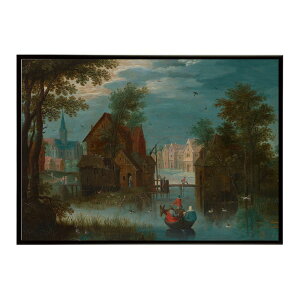 ĚÂG g|X^[ fW^}X^[A river landscape with a ferry boat a church in the distance CeA a0 a1 a2 a3 a4 b4 b0 b1 b2 b3i G ʉ  _ Vv ybn-post