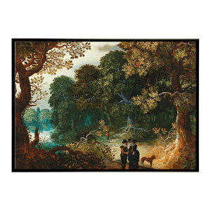 ĚÂG g|X^[ fW^}X^[A wooded landscape with an amorous couple CeA a0 a1 a2 a3 a4 b4 b0 b1 b2 b3i G ʉ  _ Vv ybn-poster-2671z