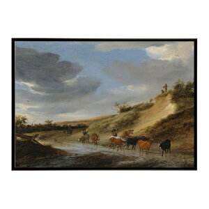 ĚÂG g|X^[ fW^}X^[An Extensive Landscape With Cattle And Their Herdsmen Following A Partly Flooded Country Road CeA a0 a1 a2 a3 a4 b4 b0 b1 b2 b3i G ʉ  _