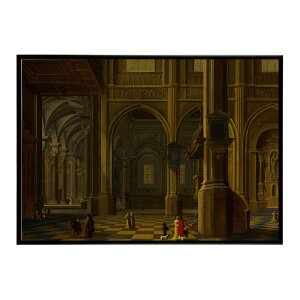ĚÂG g|X^[ fW^}X^[An interior of a Gothic cathedral with figures CeA a0 a1 a2 a3 a4 b4 b0 b1 b2 b3i G ʉ  _ Vv ybn-poster-2722z