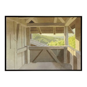 世界の古い絵画 レトロポスター デジタルリマスターAusblick aus dem Hochsitz am Wasenmerk bei Braunfels uber die umgebende Waldlandschaft September 19 1860 インテリア 作品 油絵 水彩画 おしゃれ モダン シンプル お