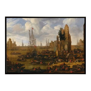 ĚÂG g|X^[ fW^}X^[A?Capriccio View Of A Busy Harbour Scene With Figures Loading Their Boats CeA a0 a1 a2 a3 a4 b4 b0 b1 b2 b3i G ʉ  _ Vv 
